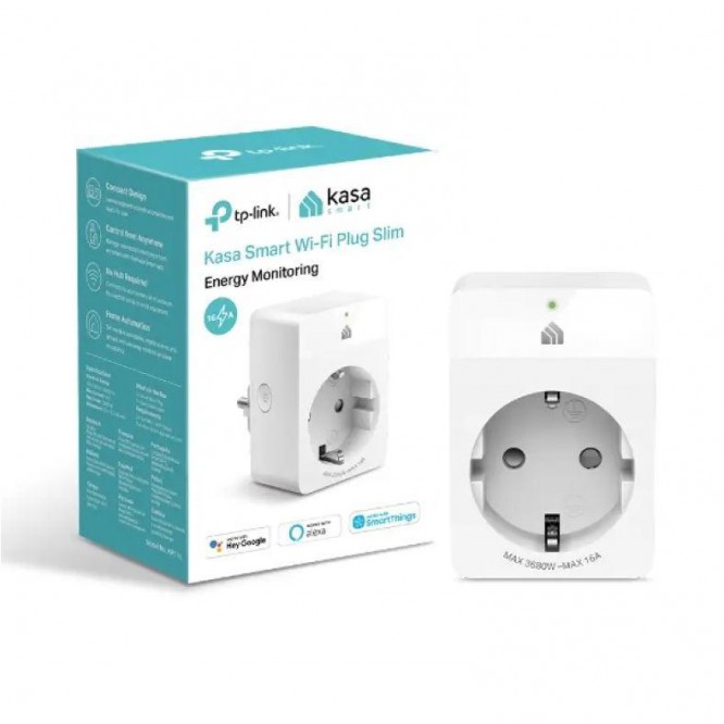Tp-Link Kasa Smart Wi-Fi Plug Slim, Energy Monitoring