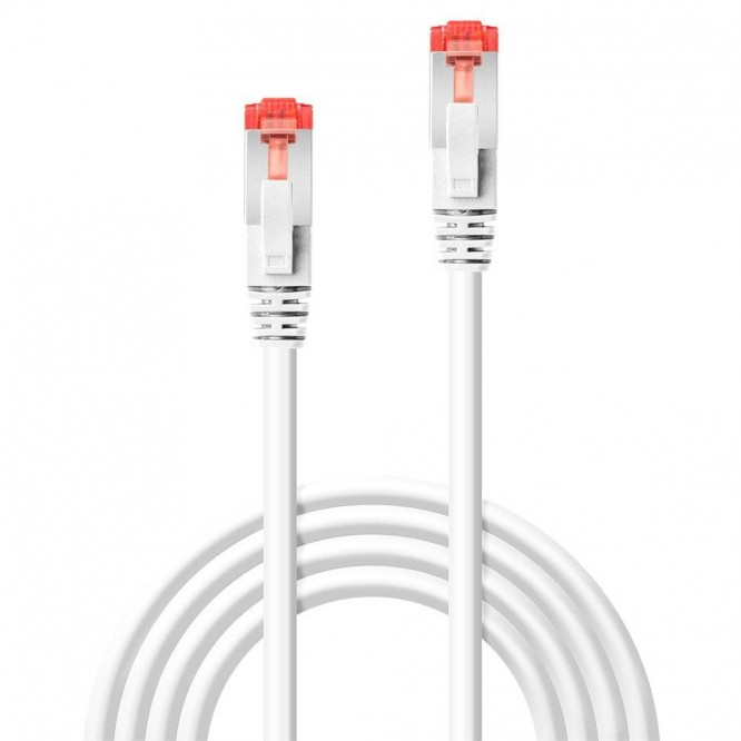 Cablu retea Lindy 3m Cat.6 S/FTP, RJ45, white