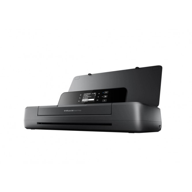 Imprimanta inkjet A4 HP OfficeJet 200 Mobile Printer CZ993A HP OfficeJet 200 Mobile Printer; A4, color, portabila, viteza (ISO) : max 10ppm black, 7 ppm color (CA), 9 ppm black, 6 ppm color (baterie), fpo 12 sec black (CA), 14 sec color (CA), 12 sec mono,