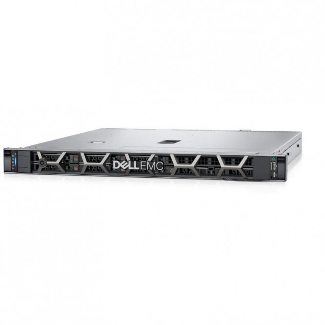 PowerEdge R350 Rack Server Intel Xeon E-2314 2.8GHz, 8M Cache, 4C/4T, Turbo (65W), 3200 MT/s, 16GB UDIMM, 3200MT/s, ECC, 480GB SSD SATA Read Intensive 6Gbps 512 2.5in Hot-plug AG Drive,3.5in, 3.5